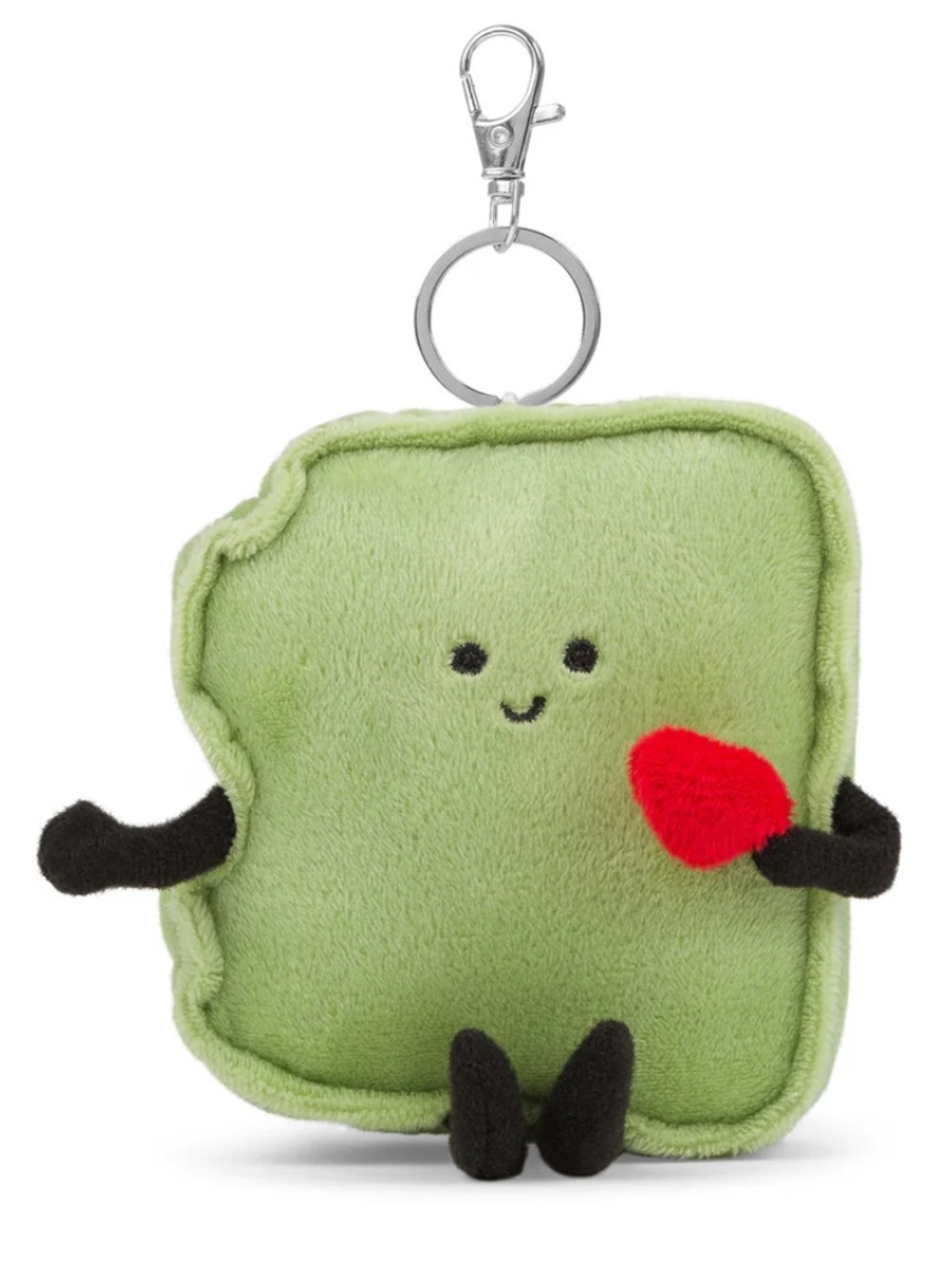Stuffed States USA Plush Green Arizona State Keychain Red Heart Stuff Toy Charm